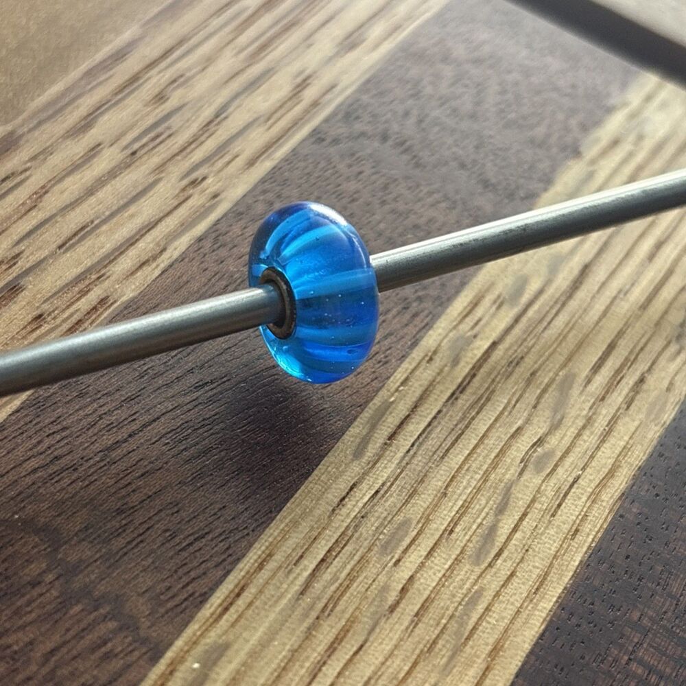 Trollbeads Turquoise Stripe Bead